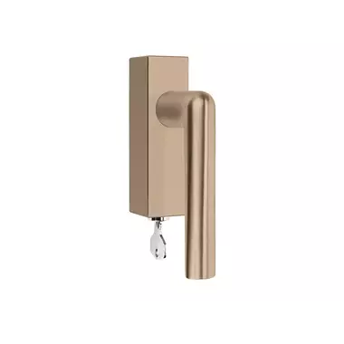 Draaikiep raamkruk Rechts PVD licht brons Inc Piet Boon PBI101-DKLOCK